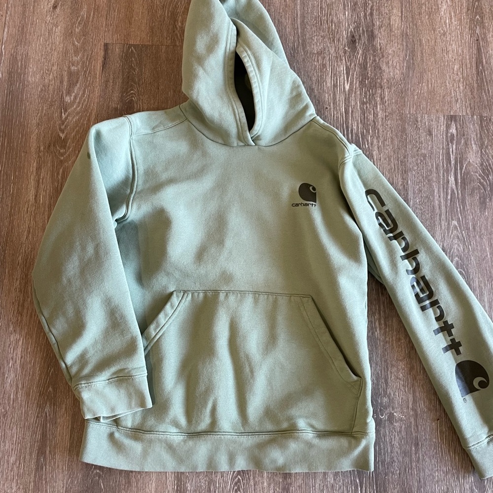 Carhartt Sage Green Pullover Hoodie